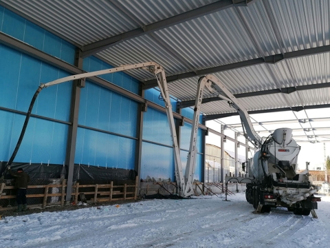 Warehouse for non-combustible materials, pit and fence in Industrial Zone-Iliyantsi, Nadezhda district, Sofia